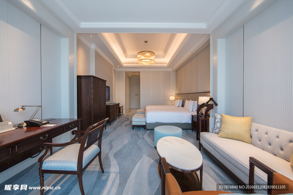 现代简约风格豪华酒店客房