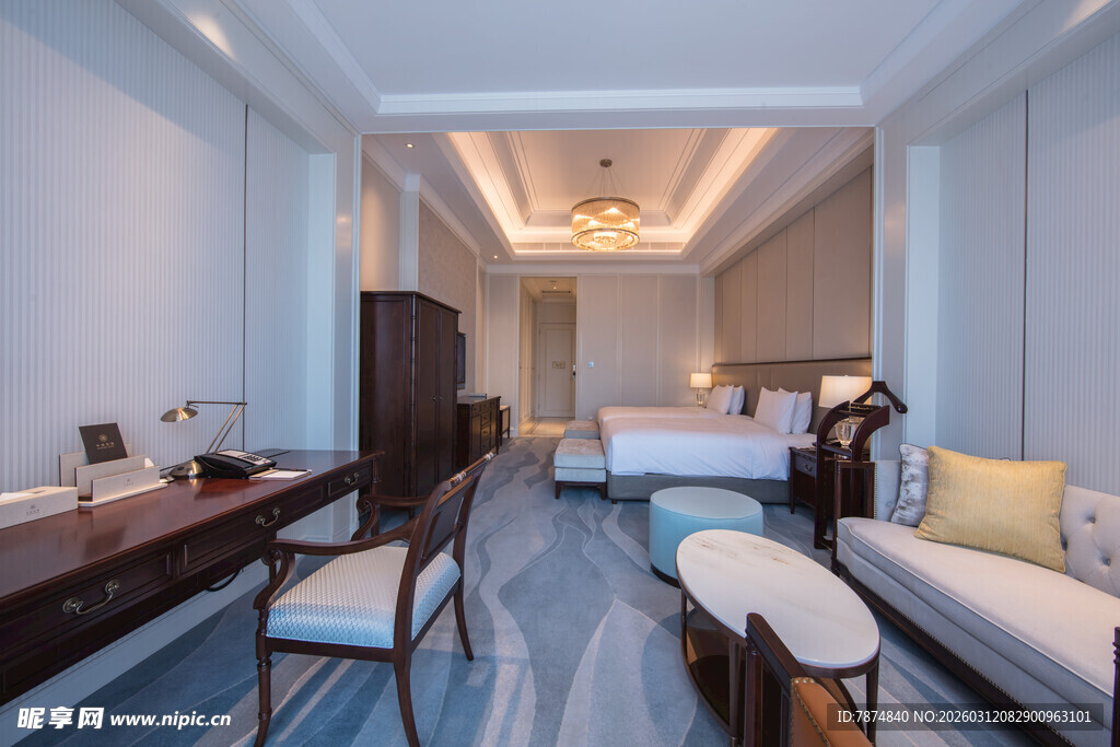 现代简约风格豪华酒店客房