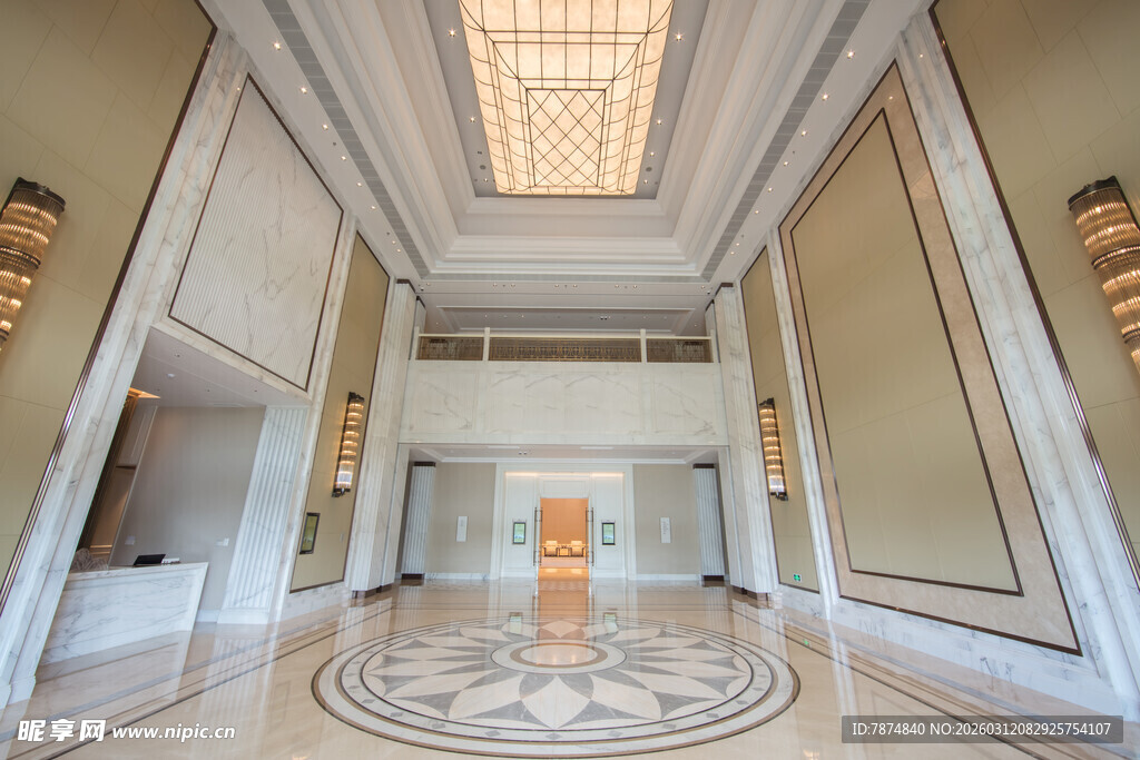 豪华大气的室内大厅空间