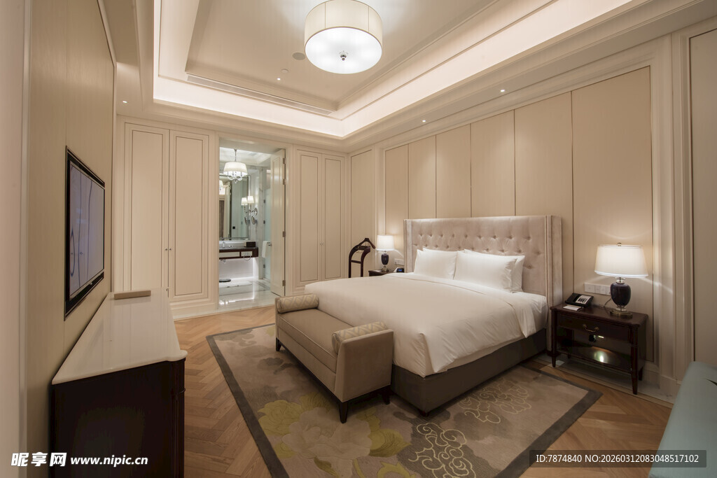 现代简约风格豪华卧室