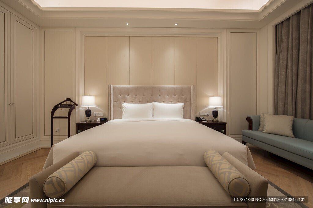 豪华现代风格卧室展示