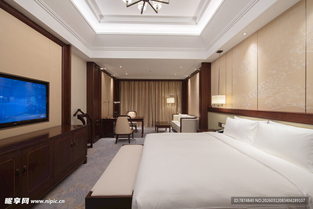 现代简约风格豪华酒店房间