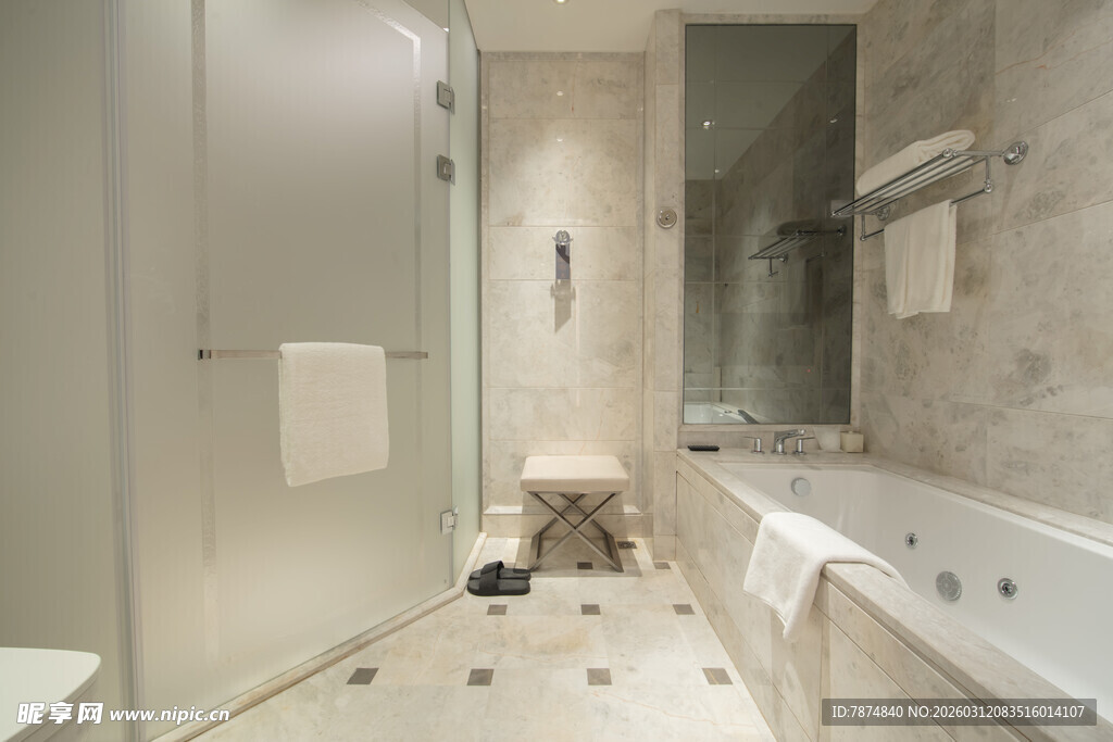 现代简约风格的浴室空间