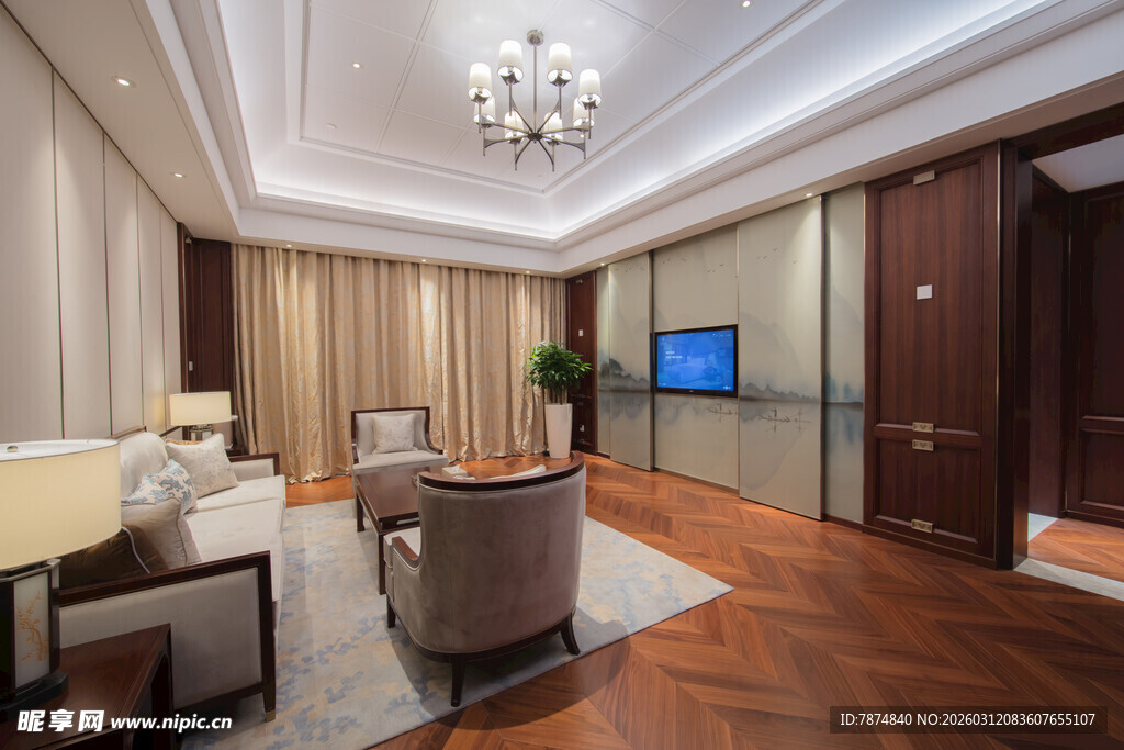 豪华现代风格客厅设计