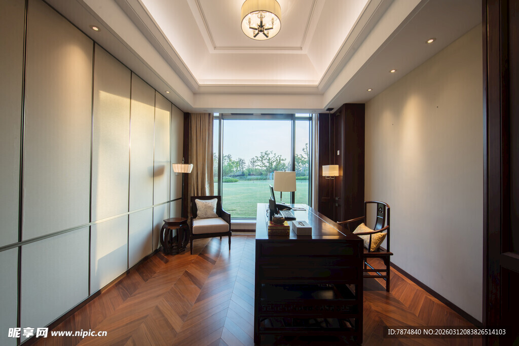 现代奢华风客厅室内景致