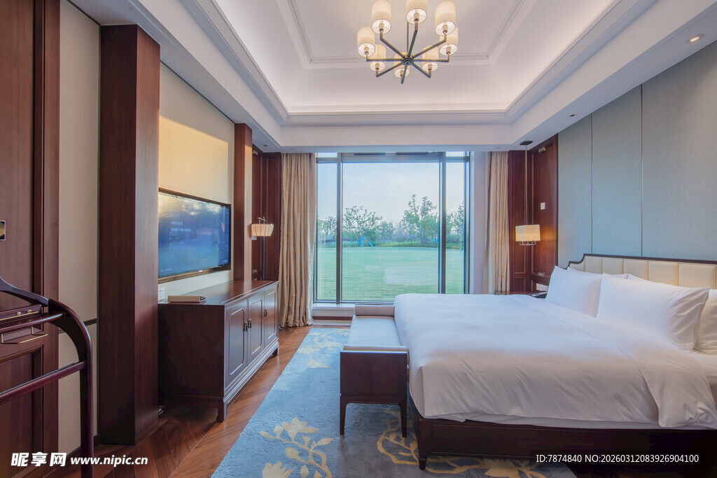 豪华舒适的现代风格卧室