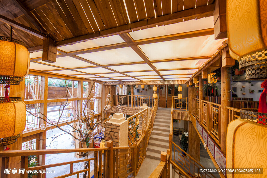 日式风格木质室内空间