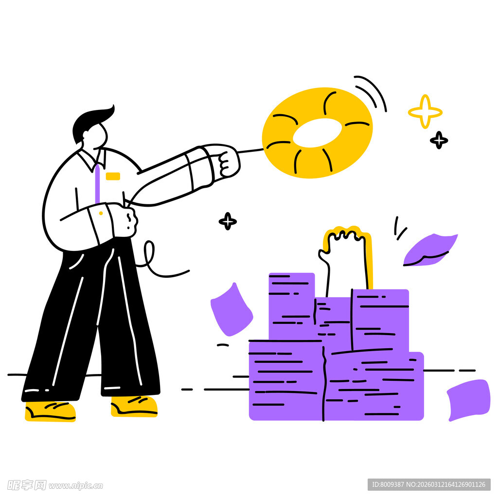 商人抛救生圈援救沉没财富