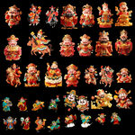 财神爷素材免抠