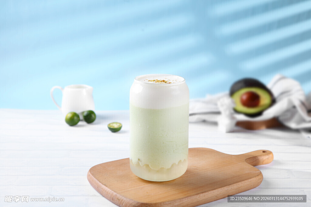 清新牛油果奶昔