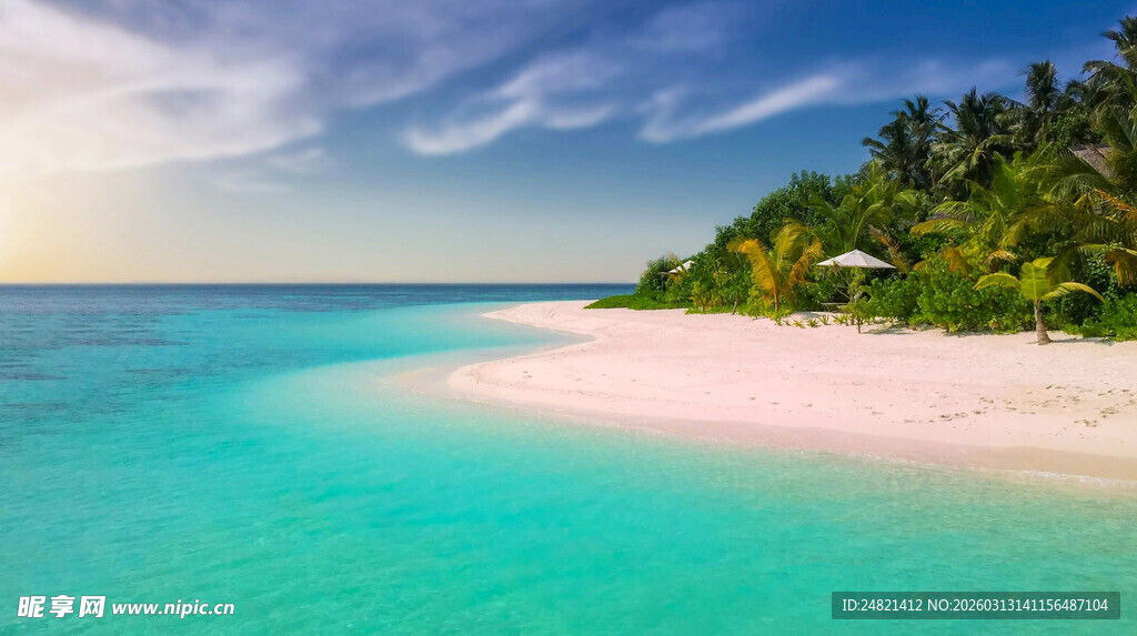 梦幻海岛沙滩美景