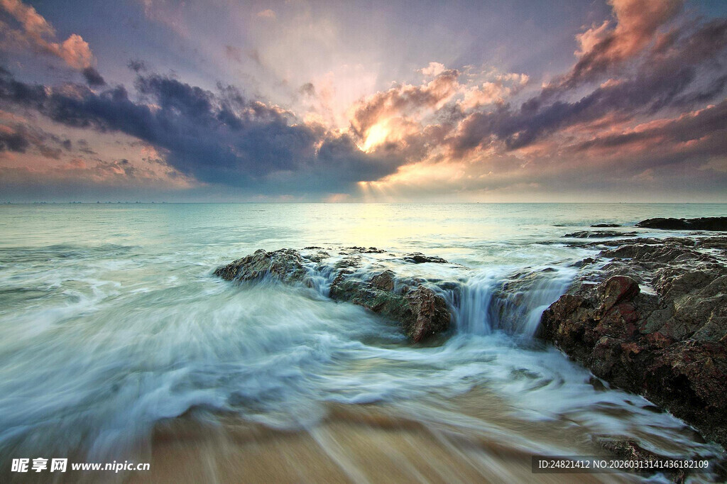 海边日落美景