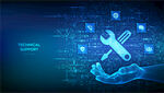 科技维修背景
