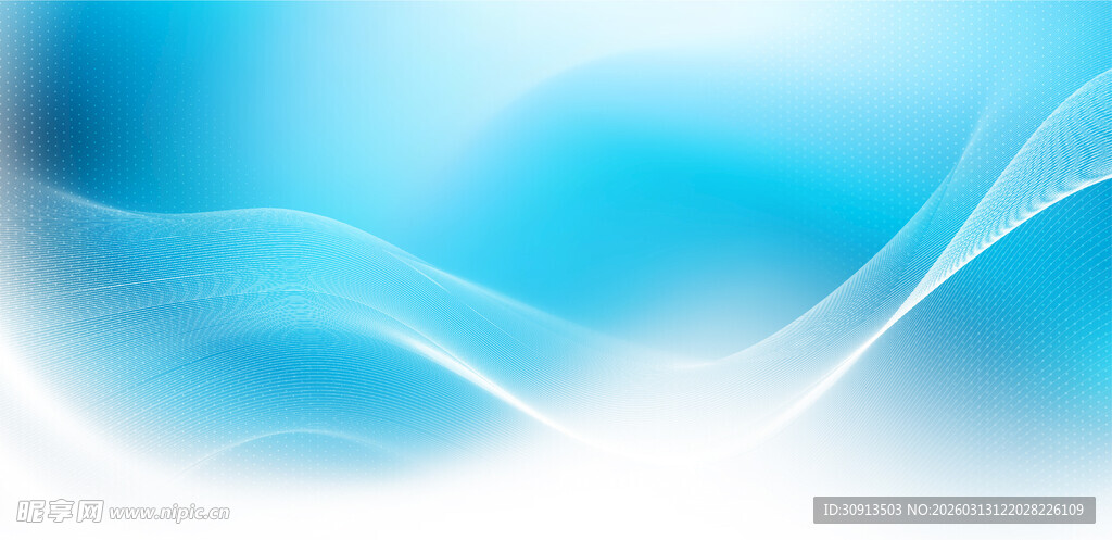 蓝色曲线背景
