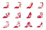 高跟鞋图案