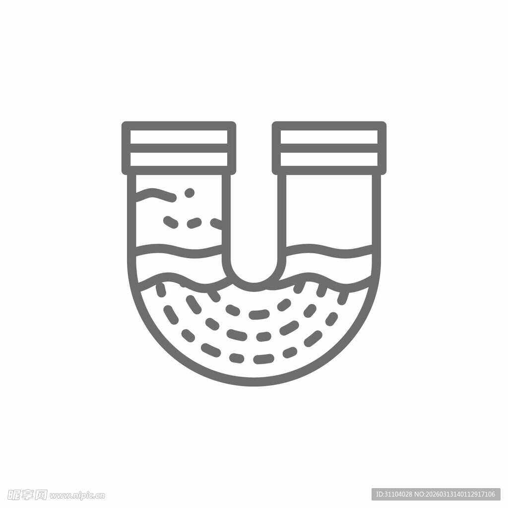 U型存水弯图标