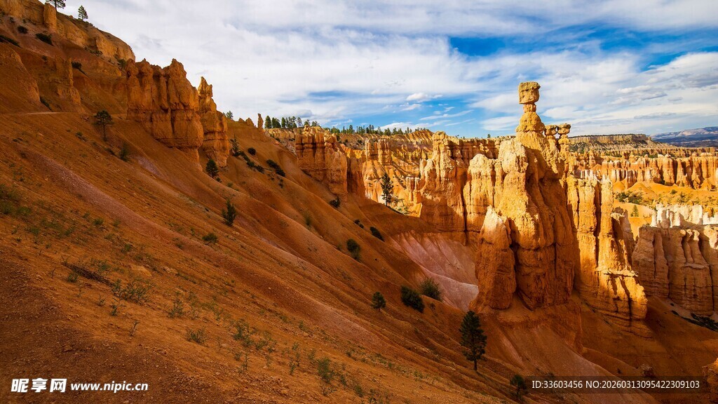 布莱斯峡谷壮丽自然景观