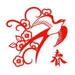 春天剪纸图案