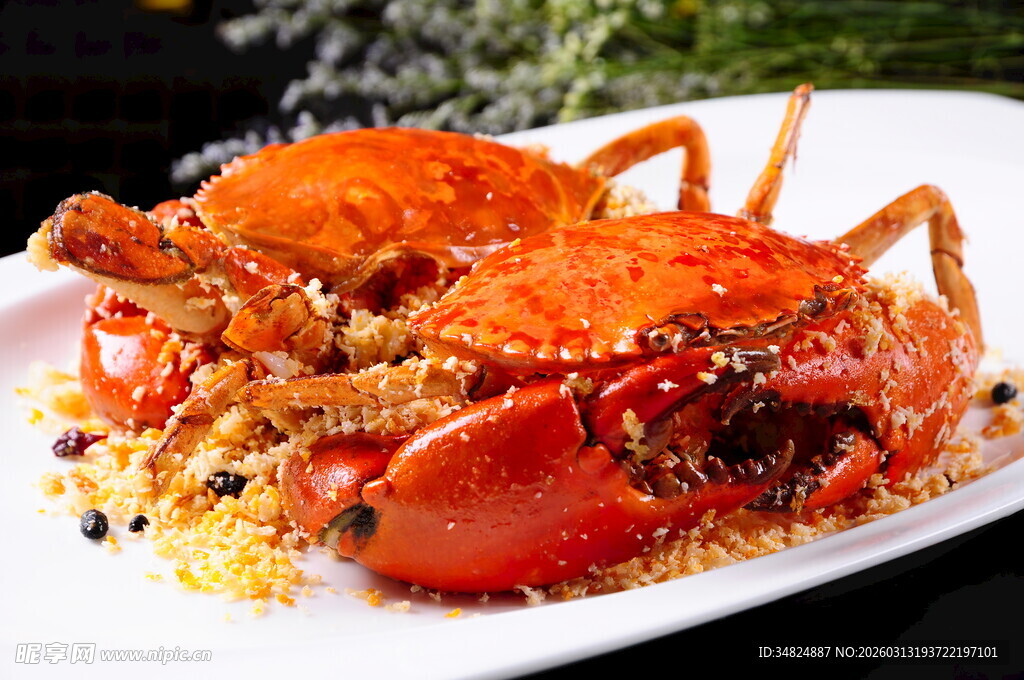 美味香辣螃蟹