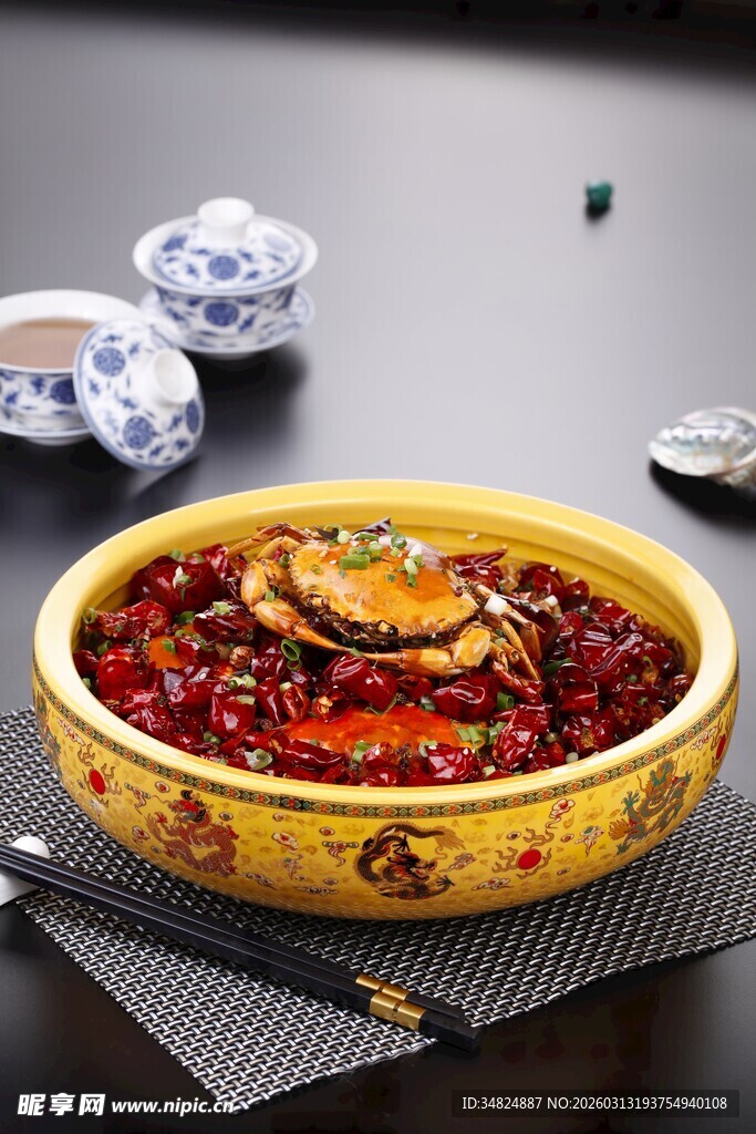 美味香辣螃蟹