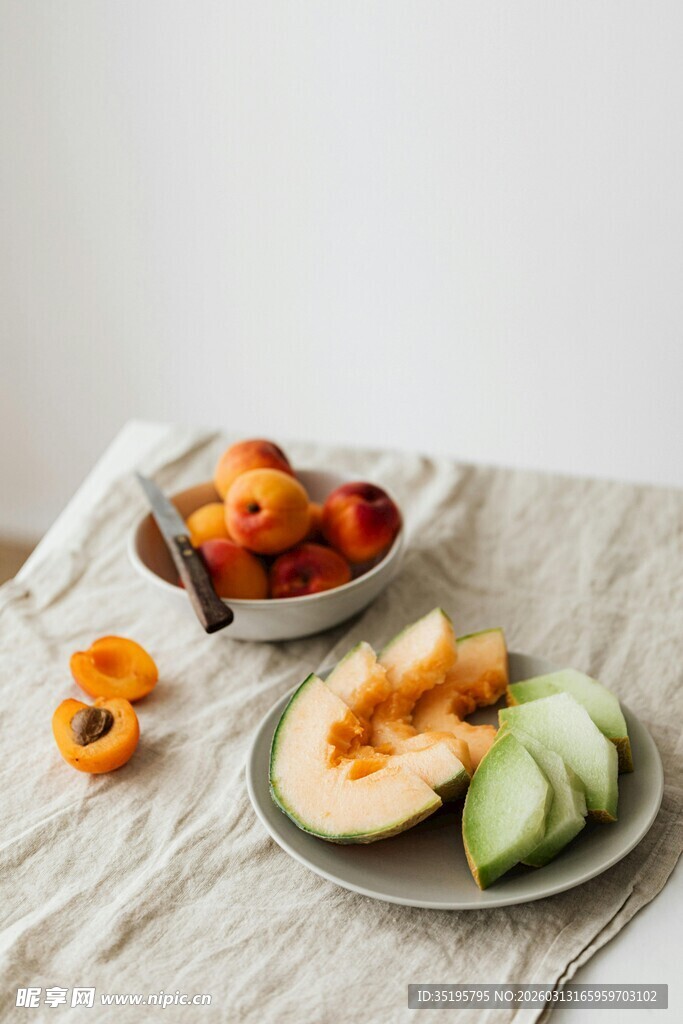 新鲜水果摆盘展示