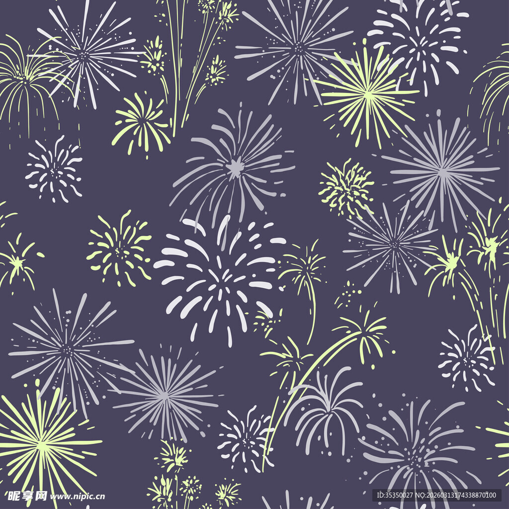 烟花图案背景