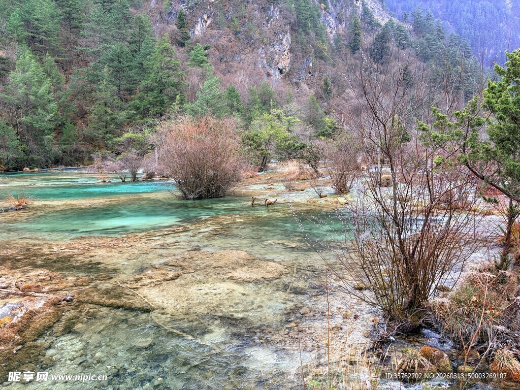 九寨沟 3月盆景滩