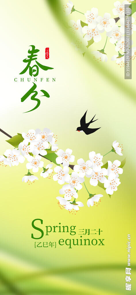 春分时节  燕归绿意浓