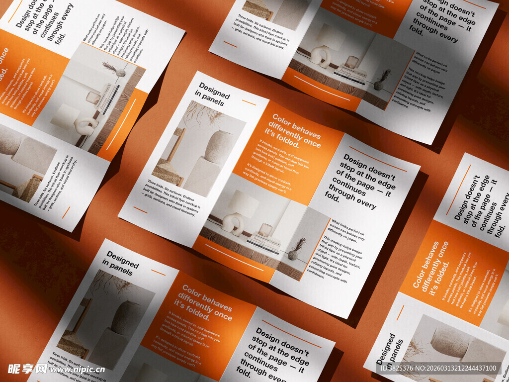 多样宣传册展示样机