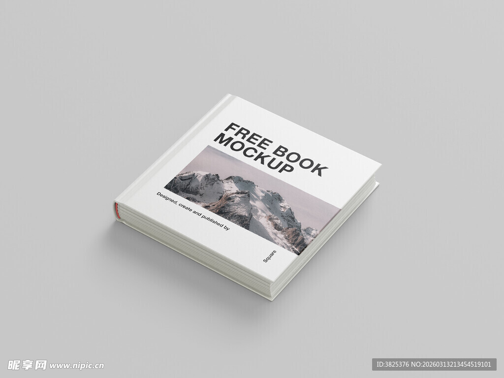 精装书籍封面展示样机