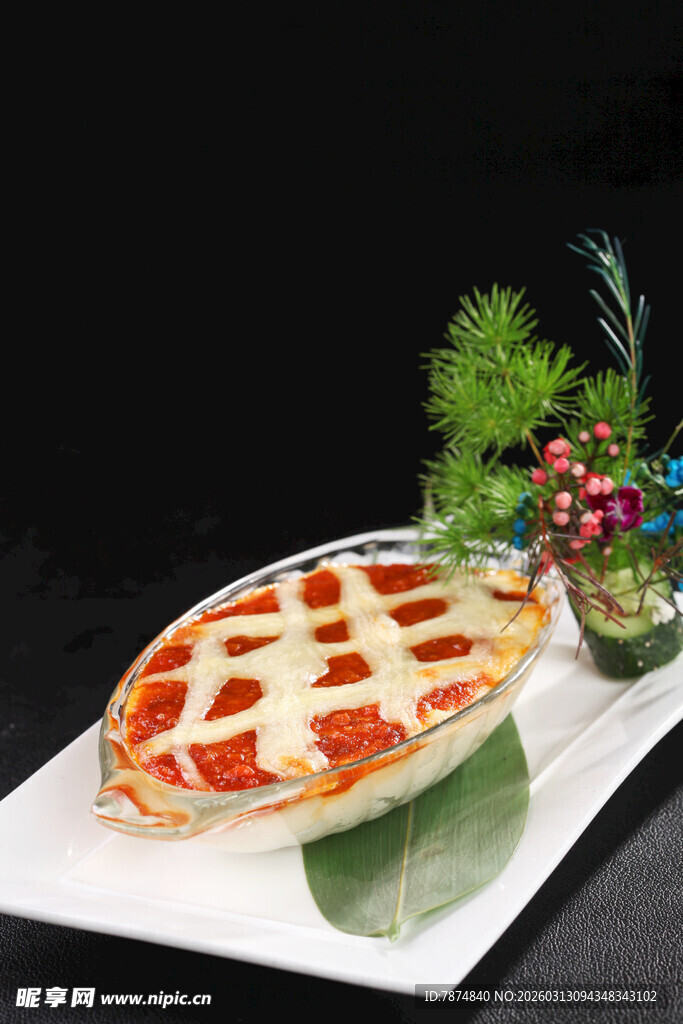 美味格子派配精致装饰