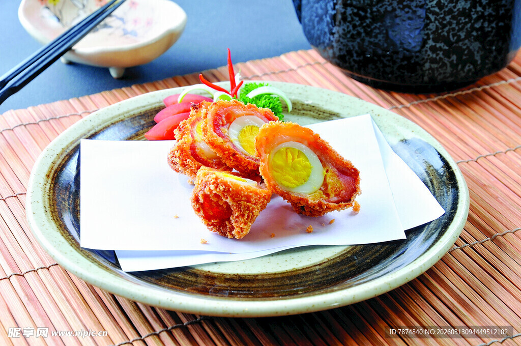 美味鲜虾寿司摆盘精致