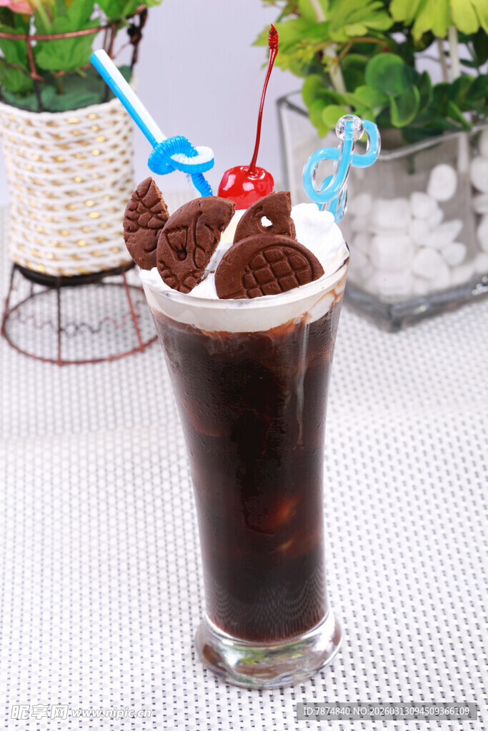 巧克力碎冰饮 美味诱人