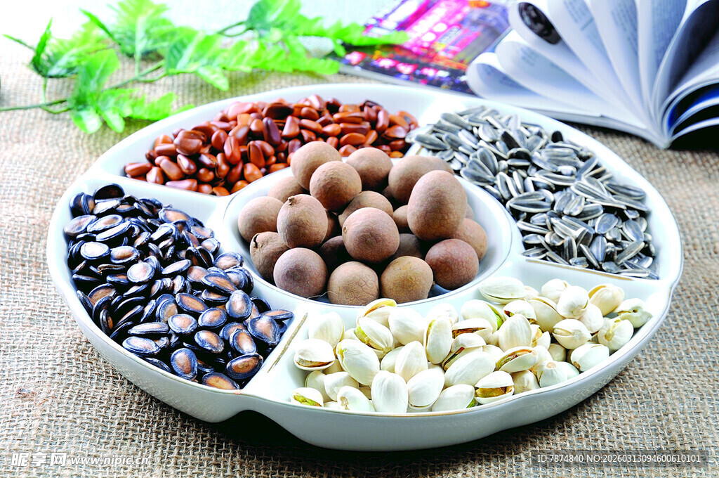 多样干果拼盘 营养美味