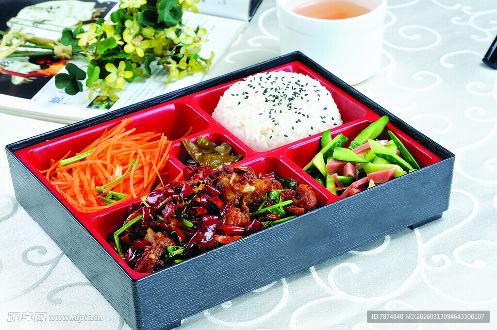 日式精美便当盒美食组合