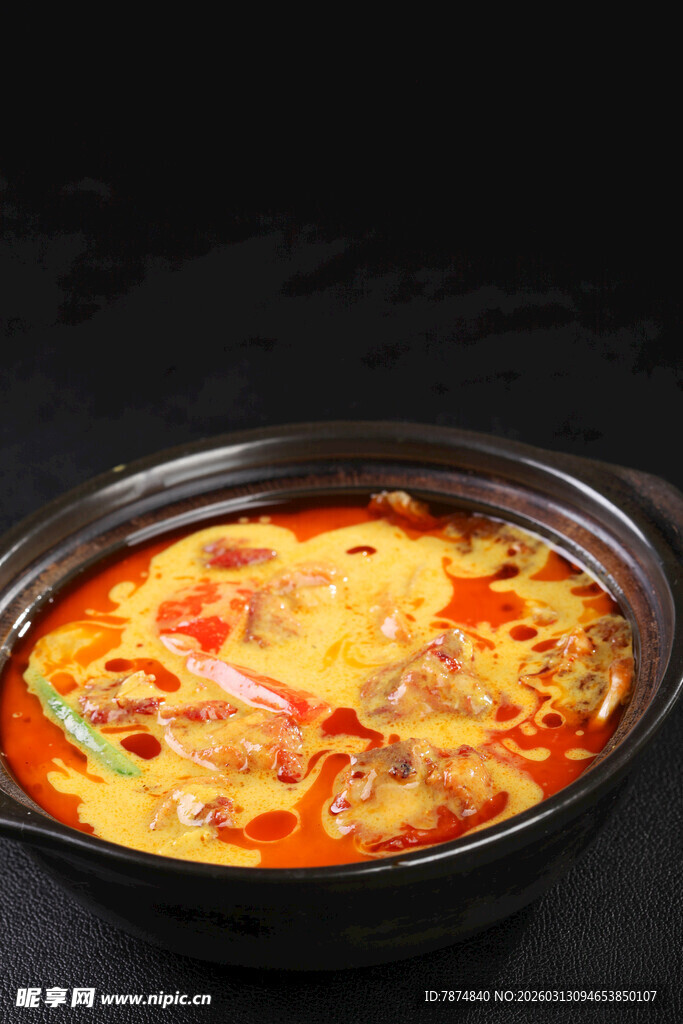 美味番茄火锅食材丰富