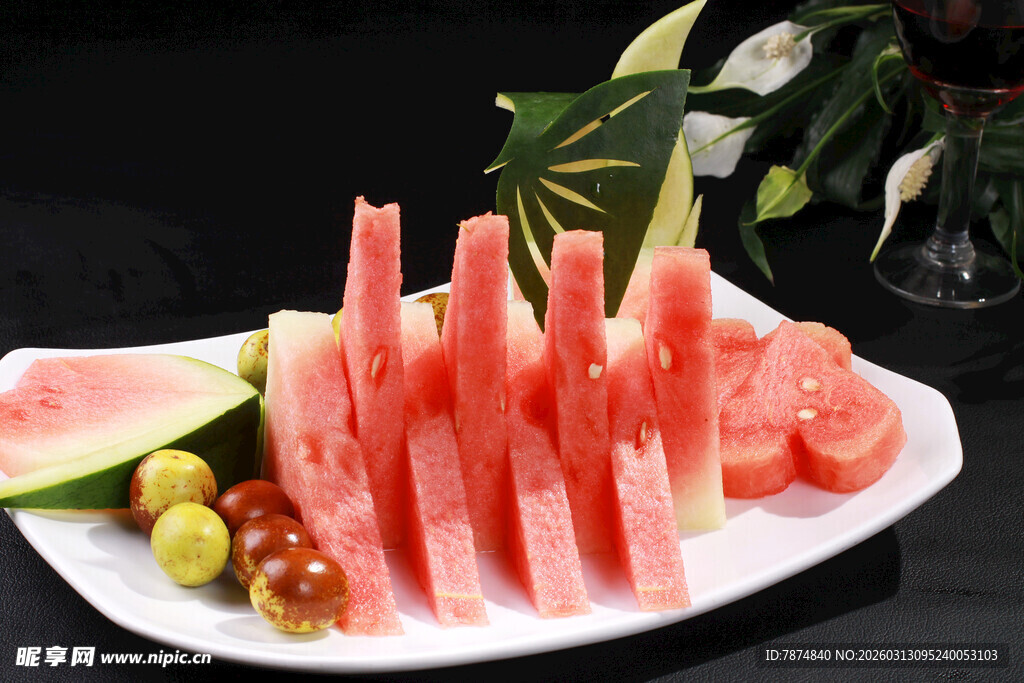西瓜拼盘 清爽夏日美味