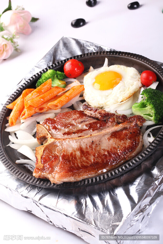 美味牛排套餐 营养丰富