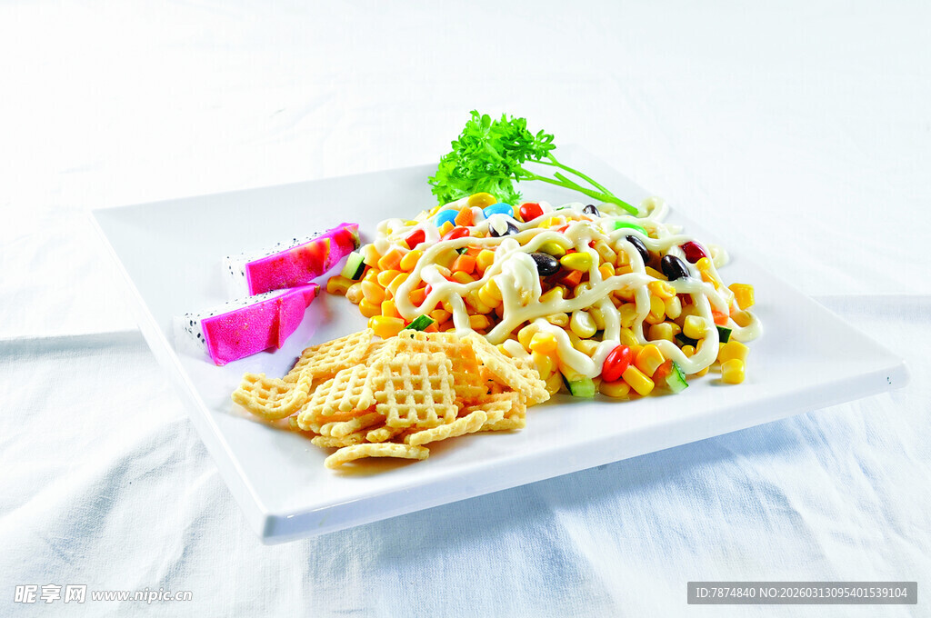 美味拼盘小吃 色彩缤纷