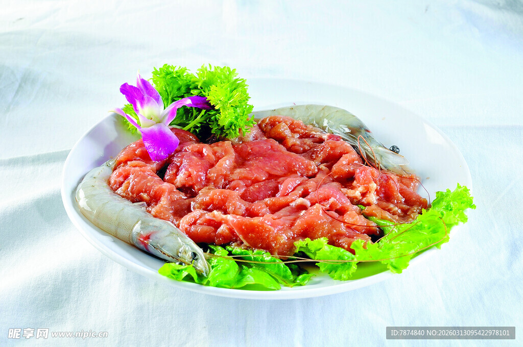 新鲜生牛肉拼盘