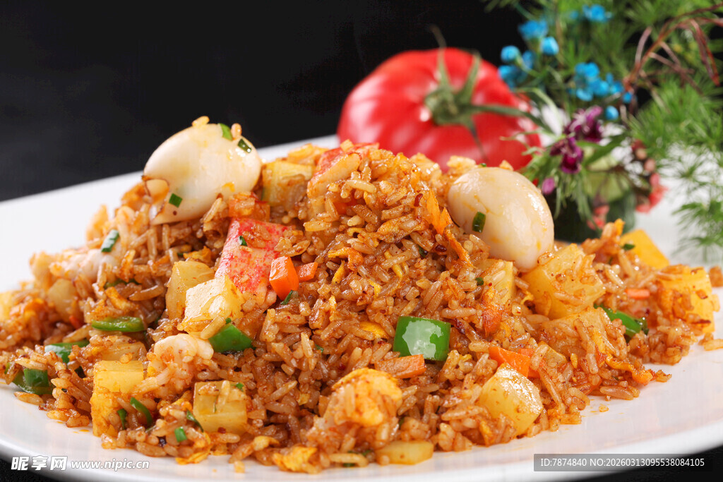 美味海鲜炒饭