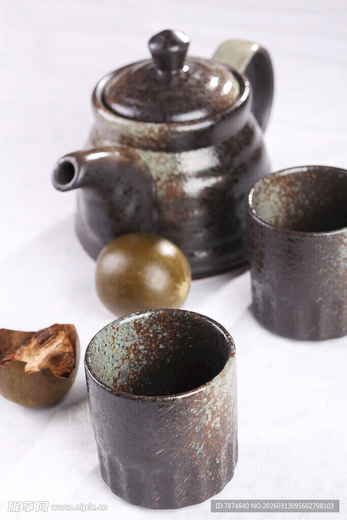 古朴茶具组合