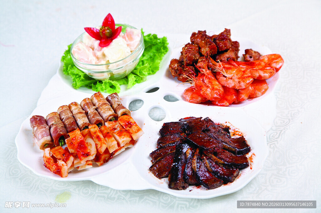 多样美味烤肉拼盘大赏