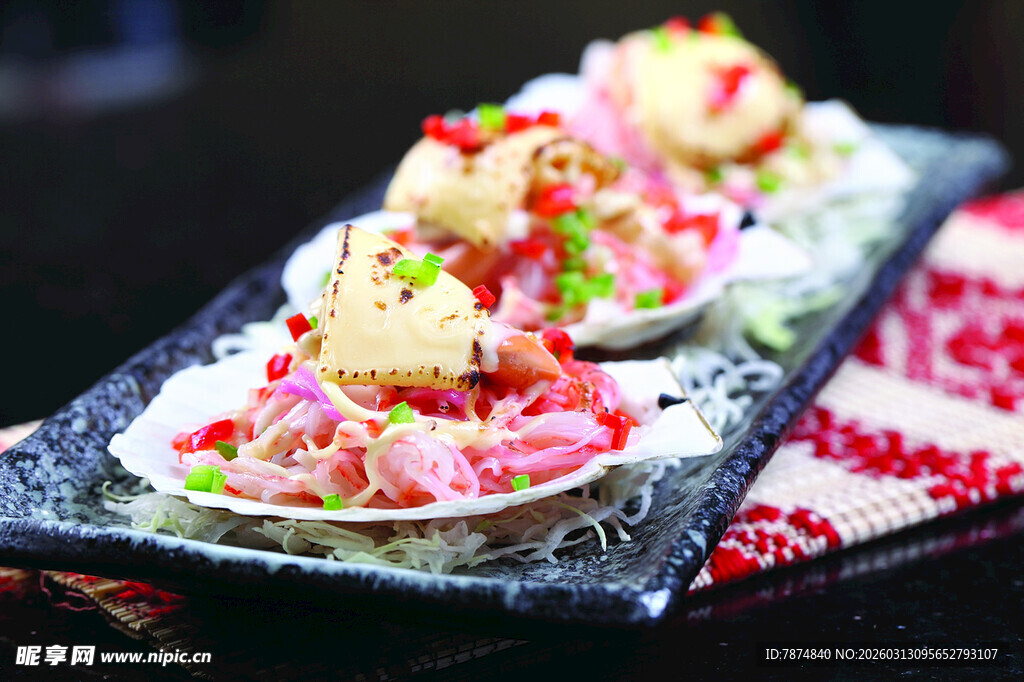 精致日式虾肉土豆泥料理