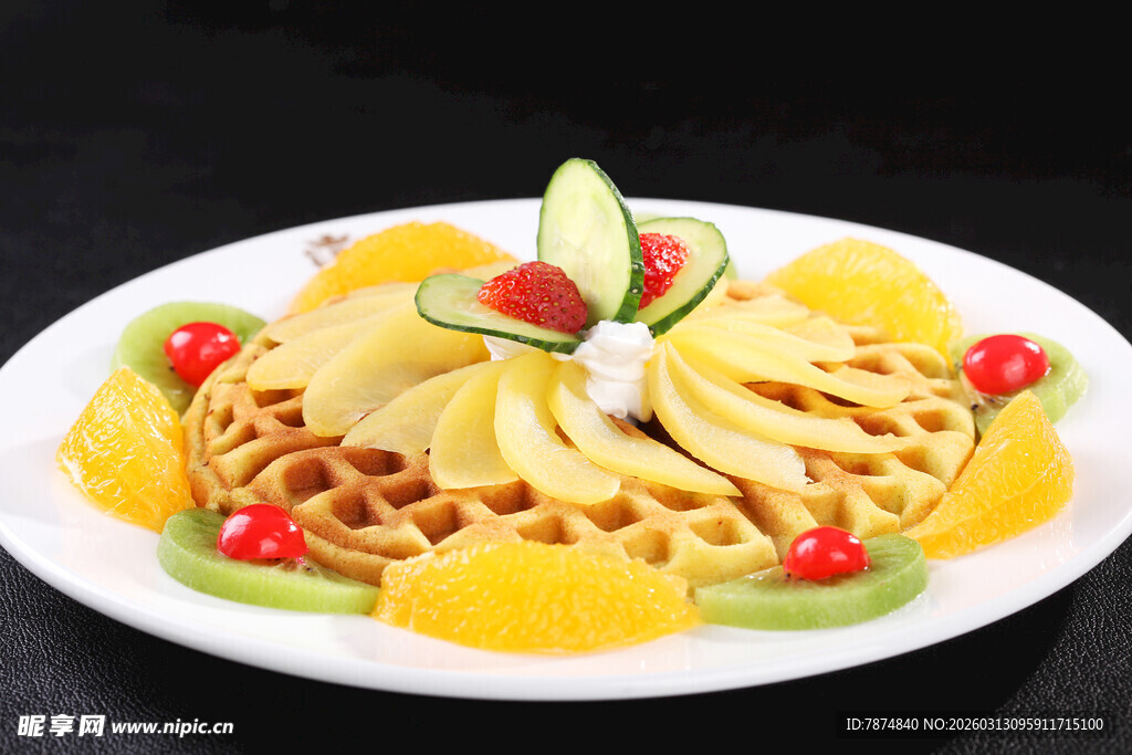 水果拼盘 多彩美味的视觉盛宴