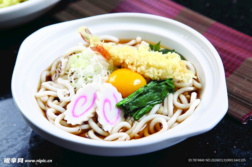 日式拉面美食特写