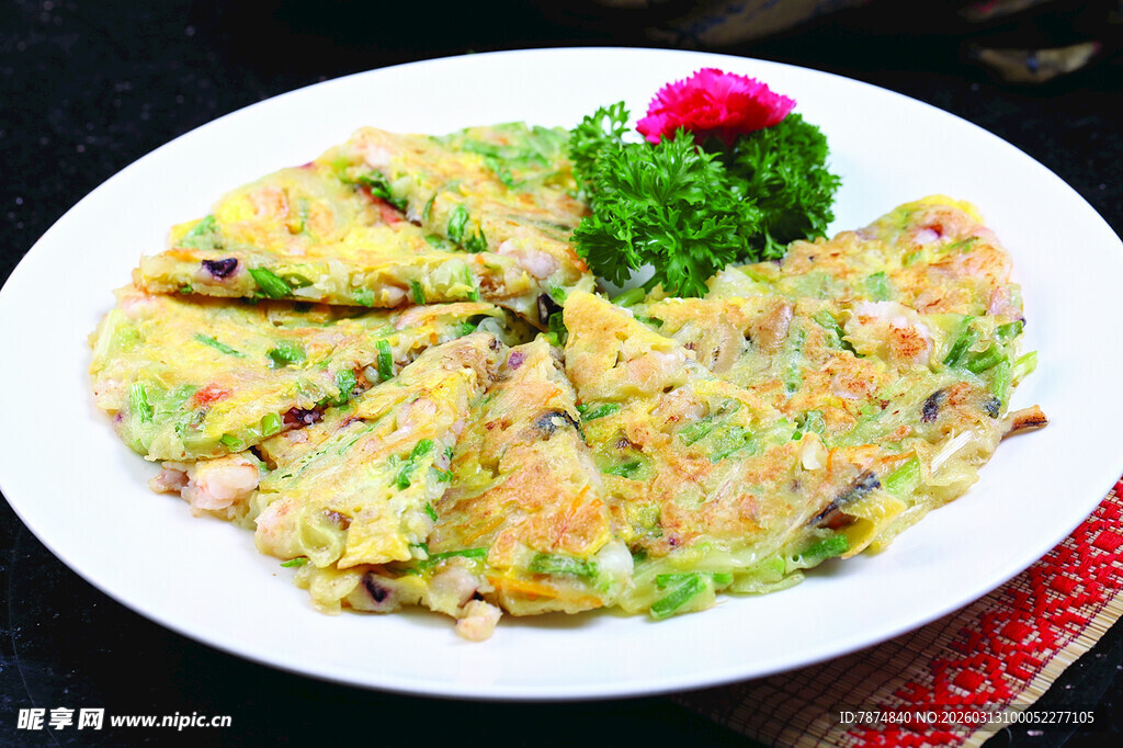 美味蔬菜煎蛋饼