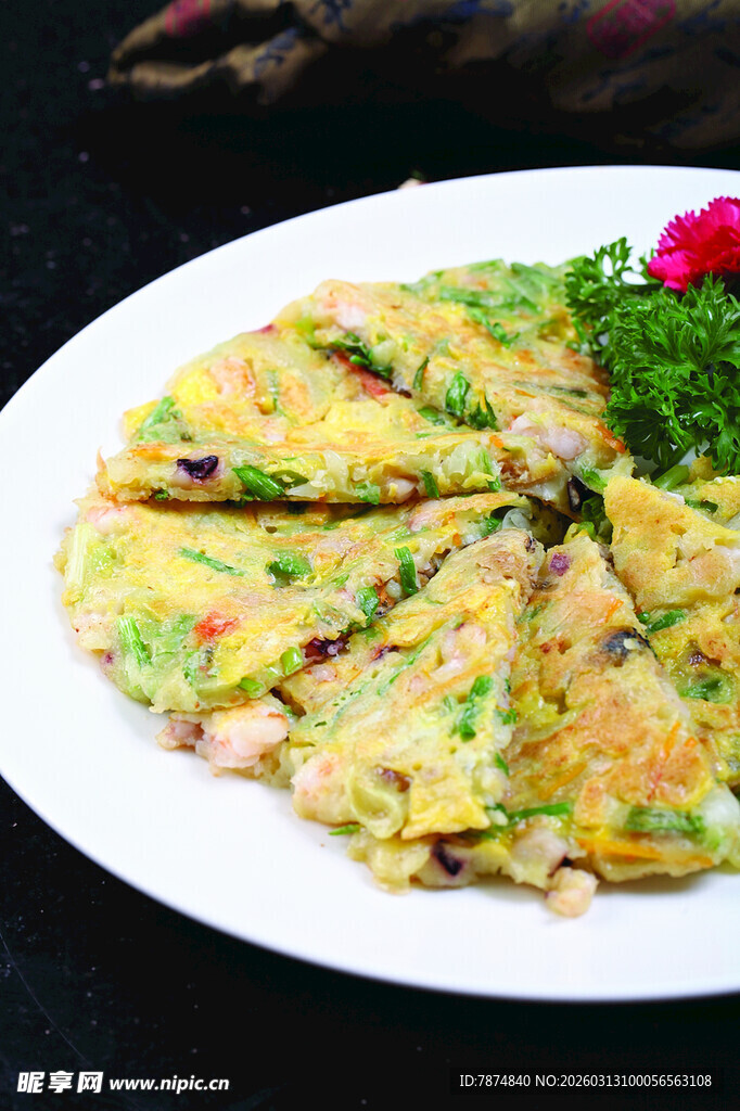 美味多彩蔬菜煎蛋饼