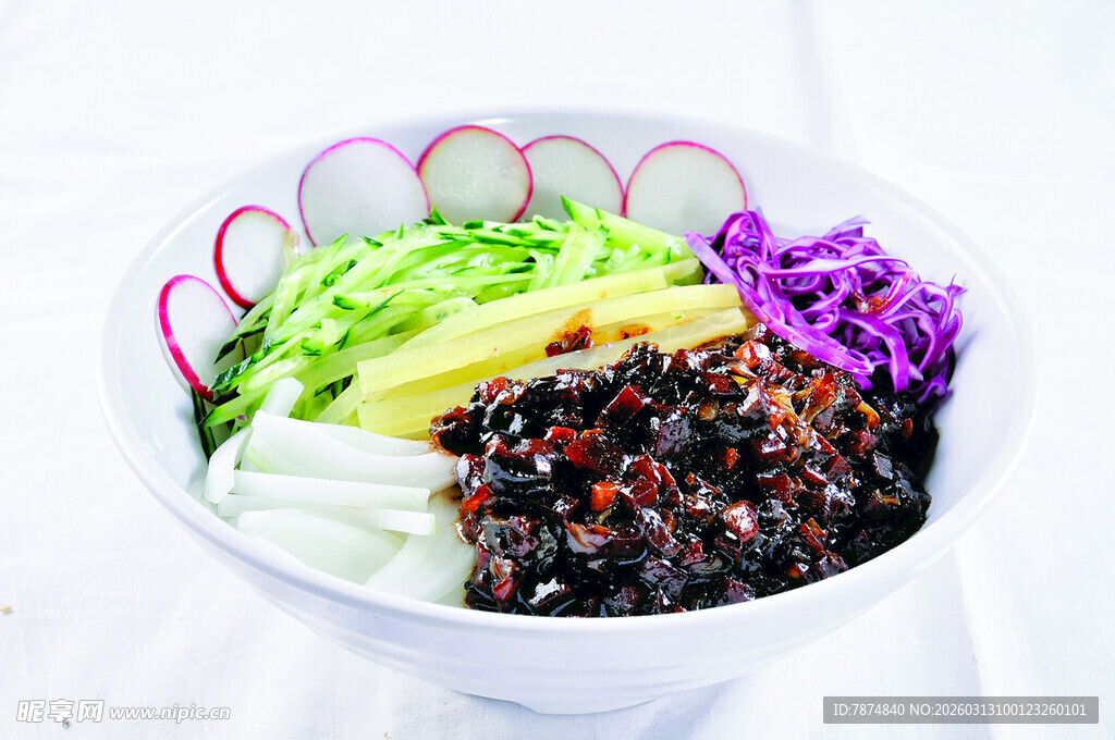 美味多彩蔬菜拌黑豆