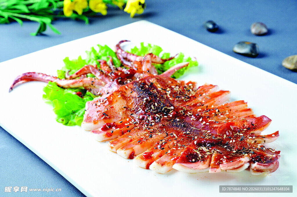 香辣美味鱿鱼须